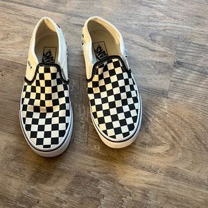 Vans Checkered Slip Ons